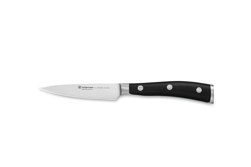 Wüsthof Classic Ikon Block schwarz - 6 geschmiedete Messer