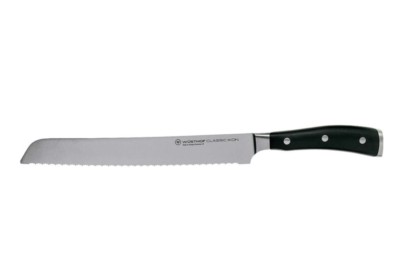 Wüsthof Classic Ikon sort blok - 9 smedede knive