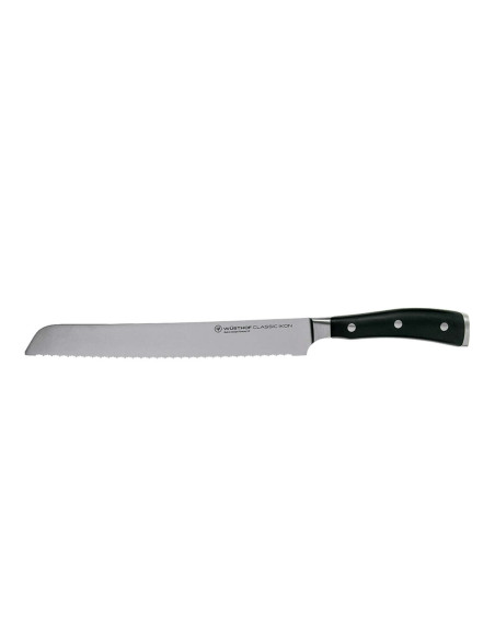 Wüsthof Classic Ikon svart block - 9 smidda knivar