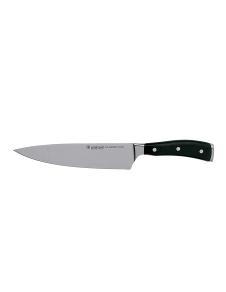 Wüsthof Classic Ikon svart block - 9 smidda knivar