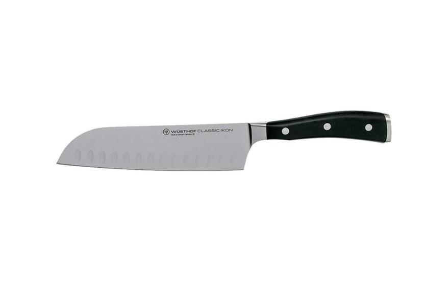 Wüsthof Classic Ikon sort blok - 9 smedede knive