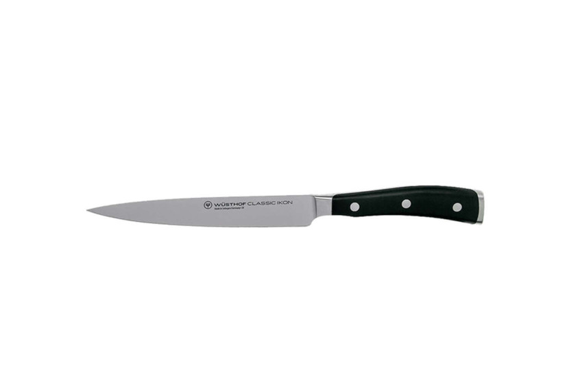 Wüsthof Classic Ikon sort blok - 9 smedede knive