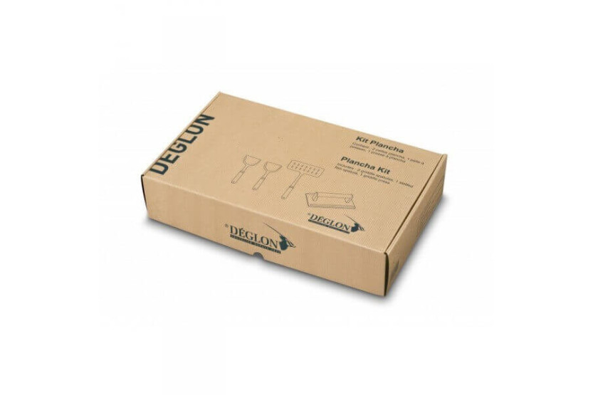 Kit especial de plancha Deglon con 4 utensilios