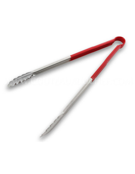 Professionele keukentang 40cm met rood antislip handvat