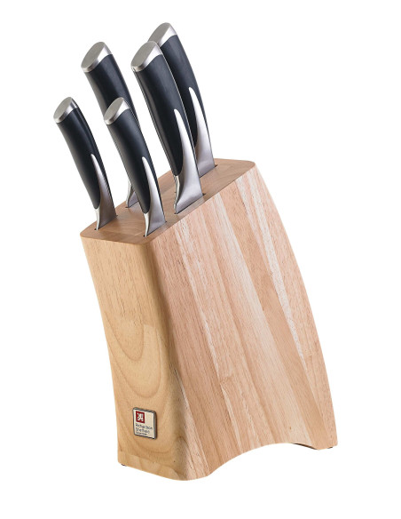 Bloque de 5 cuchillos de cocina Kyu