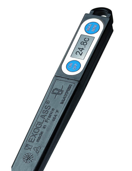 Matfer Exoglass® röd termometer spatel -20° till +200°C