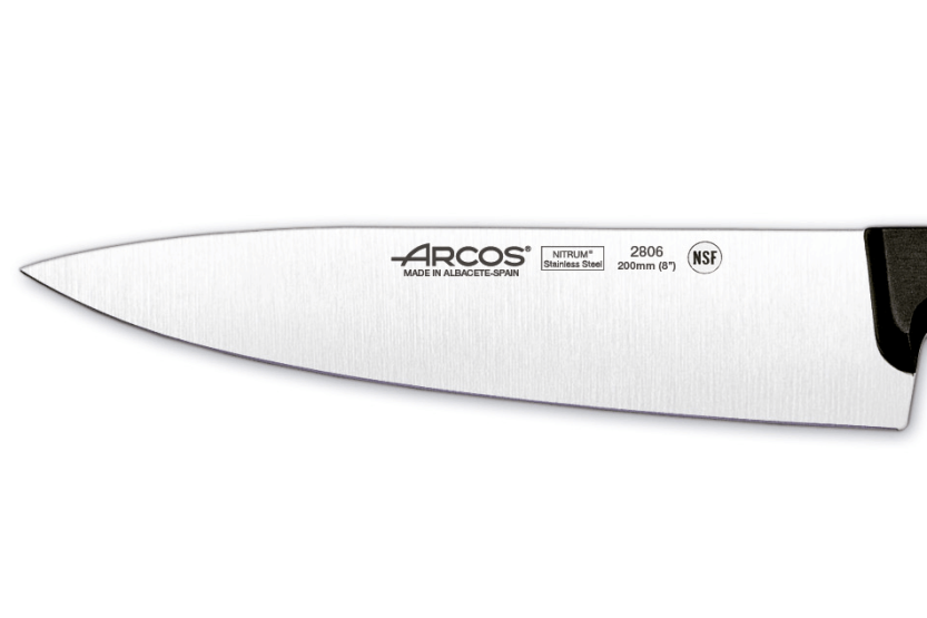 Design block beechwood 5 knives + scissors Arcos UNIVERSAL stainless steel blades NITRUM