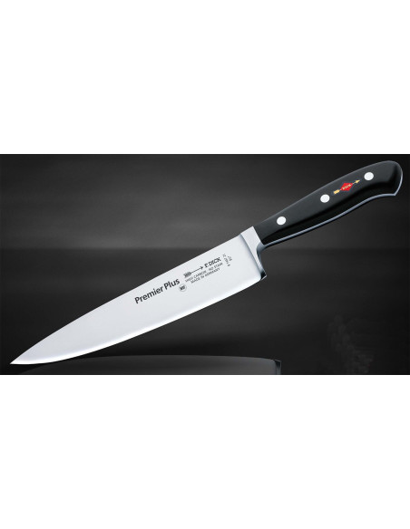 Holzblock 6 geschmiedete Messer + 3 Zubehörteile DICK Premier Plus
