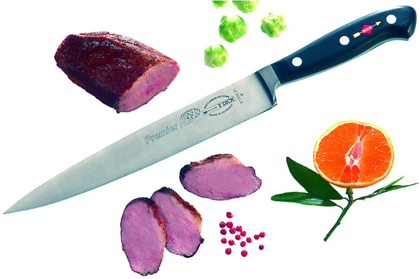 Wooden block 6 forged knives + 3 accessories DICK Premier Plus