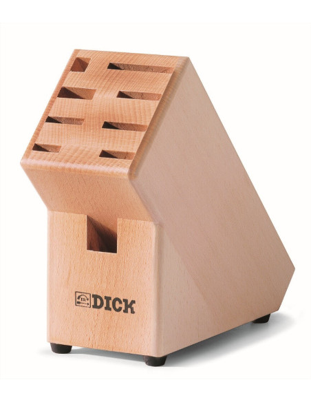 Treblokk med 6 smidde kniver + 3 tilbehør DICK Premier Plus