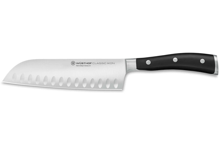 Førsteklasses magnetisk blokk med 6 Wusthof Classic Ikon smidde kniver