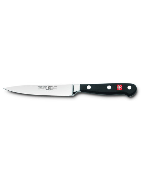 Bloque de cocina forjado Wusthof Classic 7 piezas - 5 cuchillos + 1 pistola y un par de tijeras
