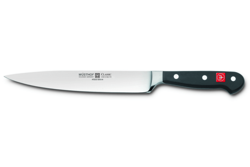 Wusthof Classic 7-piece black kitchen block - 5 knives + 1 gun and a pair of scissors