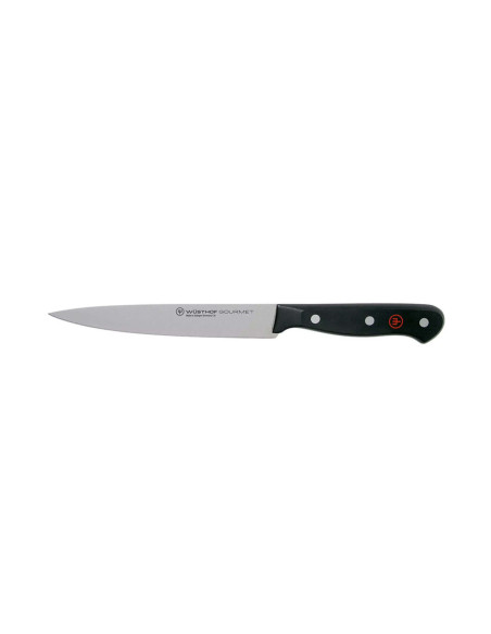 Wüsthof Gourmet 5-delt blokk - 3 kniver + 1 pistol og en saks