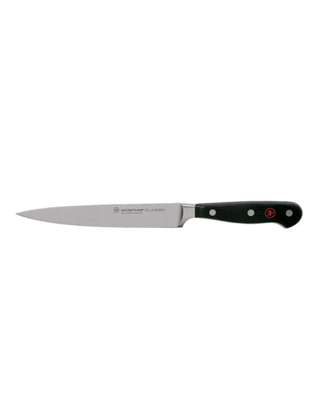 Blocco da cucina forgiato Wusthof Classic 4 pezzi - 3 coltelli + 1 pistola e un paio di forbici