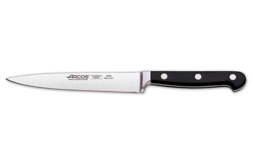Bloco de madeira Arcos CLASICA 5 facas forjadas + 2 acessórios