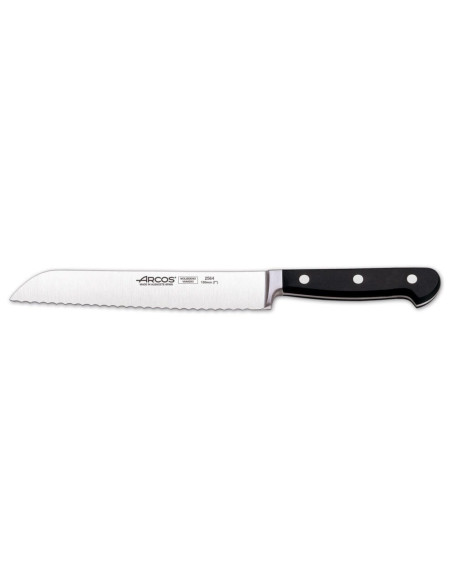 Arcos CLASICA træblok 5 smedede knive + 2 tilbehør