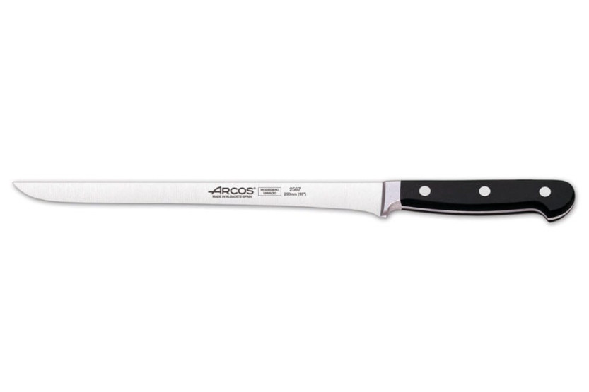 Arcos CLASICA bloque de madera 5 cuchillos forjados + 2 accesorios