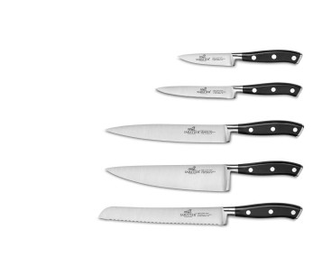 SABATIER International Ysis bloque de nogal 5 cuchillos de cocina 2