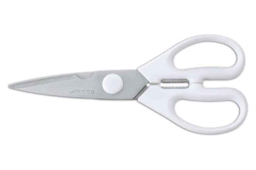 Arcos Riviera Blocco design bianco 4 coltelli + forbici