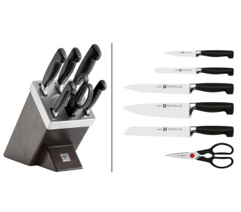 Taco autoafilador Zwilling Four Star SharpBlock de 6 piezas