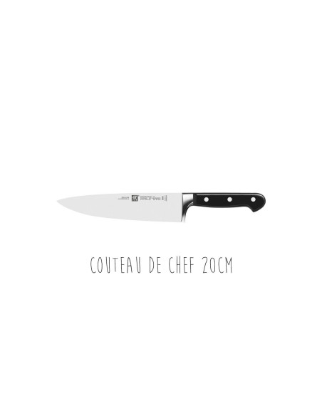 Zwilling Professionnal S Ceppo di coltelli in bambù da 7 pezzi con lame forgiate