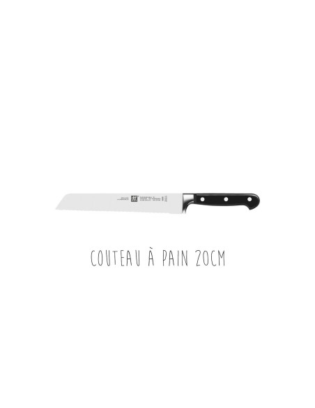 Taco de cuchillos de madera de haya de 7 piezas Zwilling Professionnal S hojas forjadas