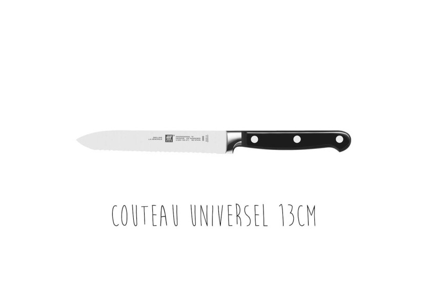 Taco de cuchillos de madera de haya de 7 piezas Zwilling Professionnal S hojas forjadas