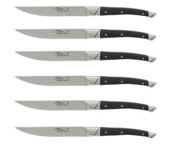 Box med 6 Avantage Le Thiers Goyon-Chazeau bordsknivar med ebenholtshandtag 2