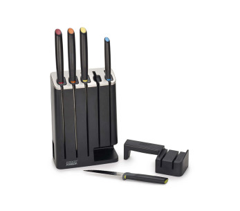 Bloque de 5 cuchillos Joseph Joseph Elevate con afilador extraíble
