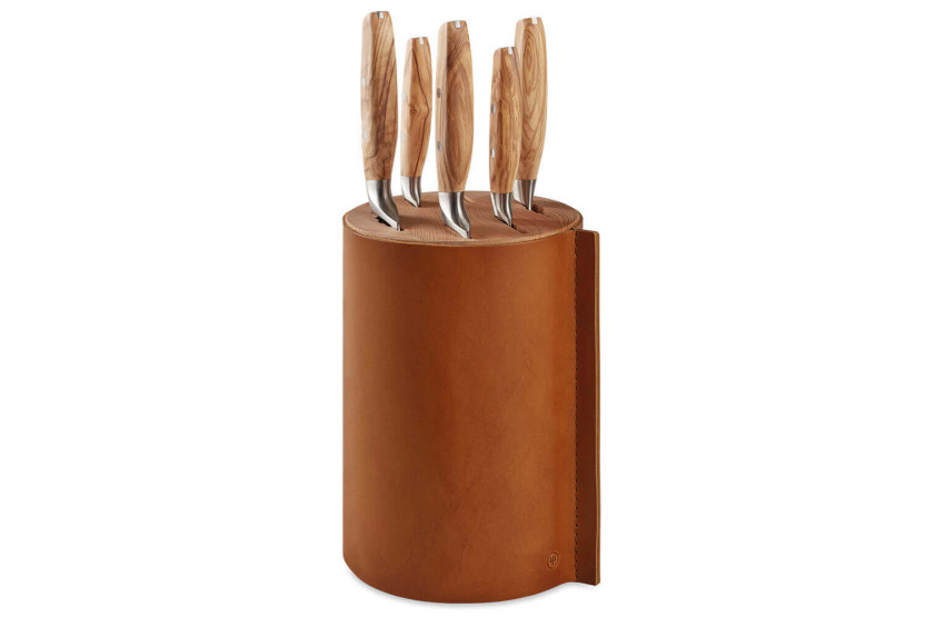 Block of 5 Wusthof Amici forged knives