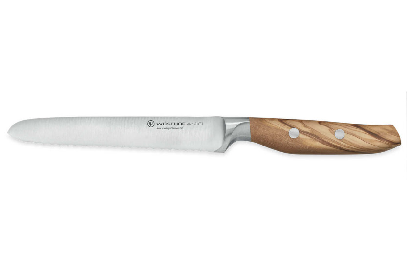Blokk med 5 Wusthof Amici smidde kniver