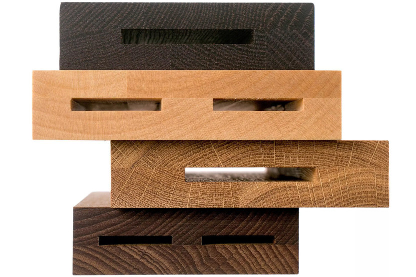 Blok med 6 Wüsthof Crafter smedede knive