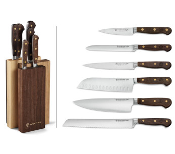 Bloco de 6 facas forjadas Wüsthof Crafter