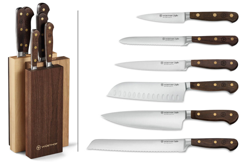 Block 6 geschmiedete Messer Wüsthof Crafter