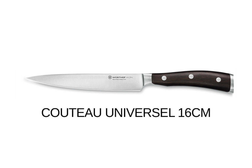 Wüsthof Ikon knife block in ash - 7 forged knives and 2 accessories