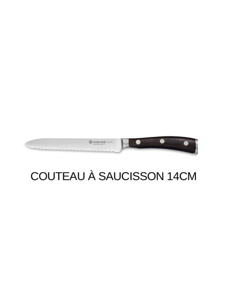 Wüsthof Ikon knivblock i ask - 7 smidda knivar och 2 tillbehör