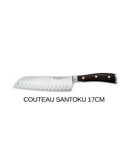 Wüsthof Ikon knivblokk i ask - 6 smidde kniver