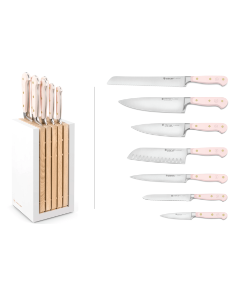 Messerblock Wusthof Classic Colour Pink Himalayan Salt 7 geschmiedet