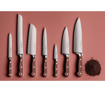 Bloco de 7 facas forjadas Wusthof Classic Colour Tasty Sumac 2