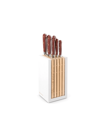 Wusthof Classic Colour Tasty Sumac -veitset, 7 kpl, takorakenteinen veitsilohko