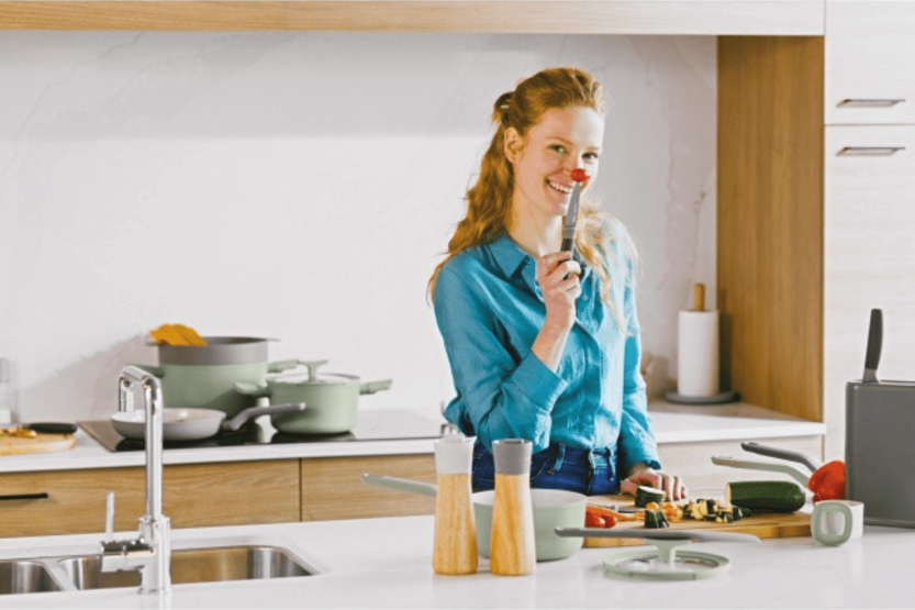 Berghoff Leo Balance 5-messenblok in ABS / polypropyleen / roestvrij staal