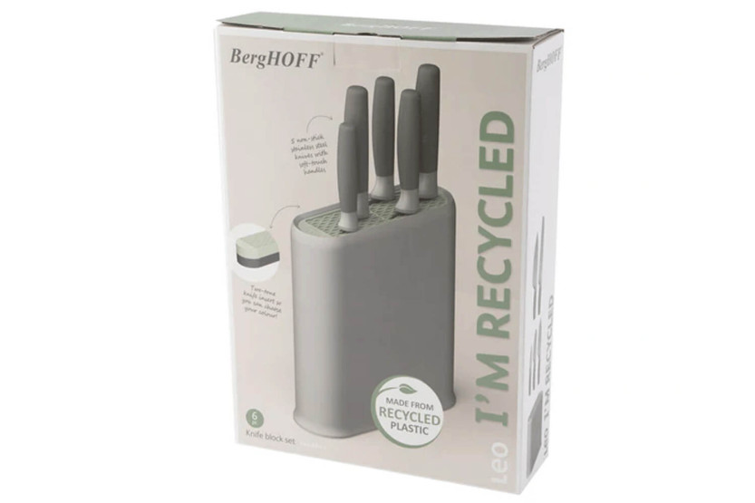 Berghoff Leo Balance 5-knivblock i ABS / polypropylen / rostfritt stål