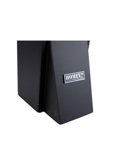 Block med 5 Homey's Bokträ köksknivar med handtag i bokträ