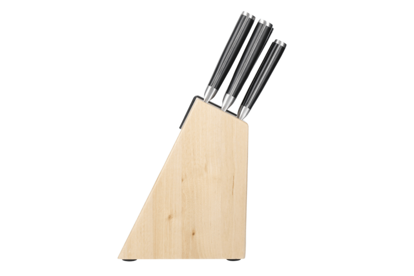 Kitchen Aid Gourmet Blocco 5 coltelli in legno di betulla