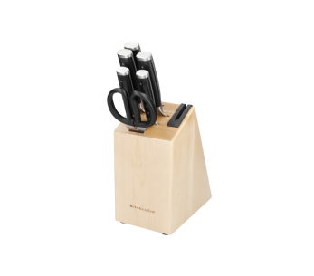 Kitchen Aid Classic 5 coltelli in legno di betulla + forbici
