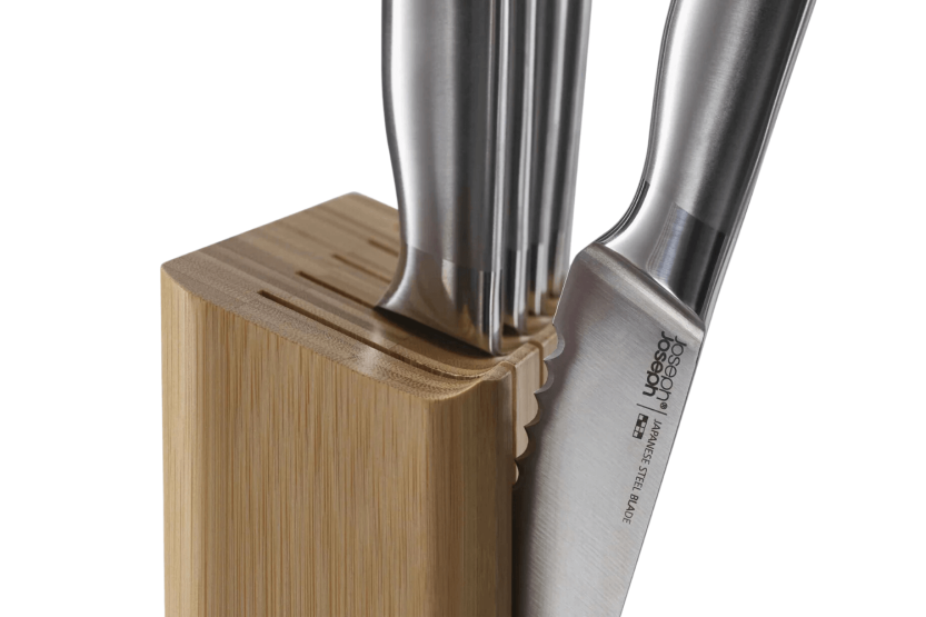 Blok van 5 Joseph Joseph Elevate Steel Messen in bamboe