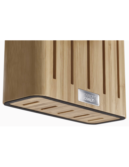 Messerblock mit 5 Joseph Joseph Elevate Steel Knives aus Bambus