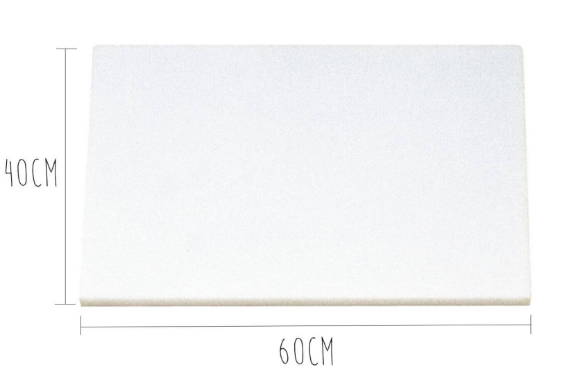 HD500 polyethylen-skærebræt 60x40cm med beslag