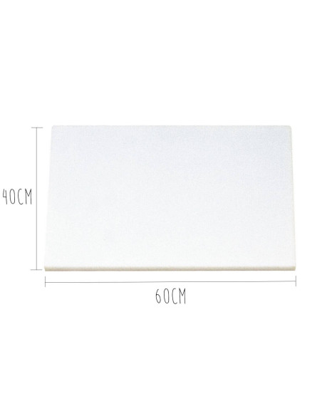 HD500 polyeteenistä valmistettu leikkuulauta 60x40cm kiinnikkeillä.